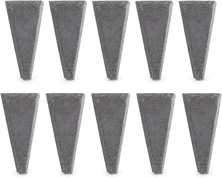 Gadpiparty 10pcs Triangle Wedge Wedges for Handle Blacksmith Hammer Repair Tool for Home Handle Fixing Accessory Conical s Axes Fixing High-Carbon Steel