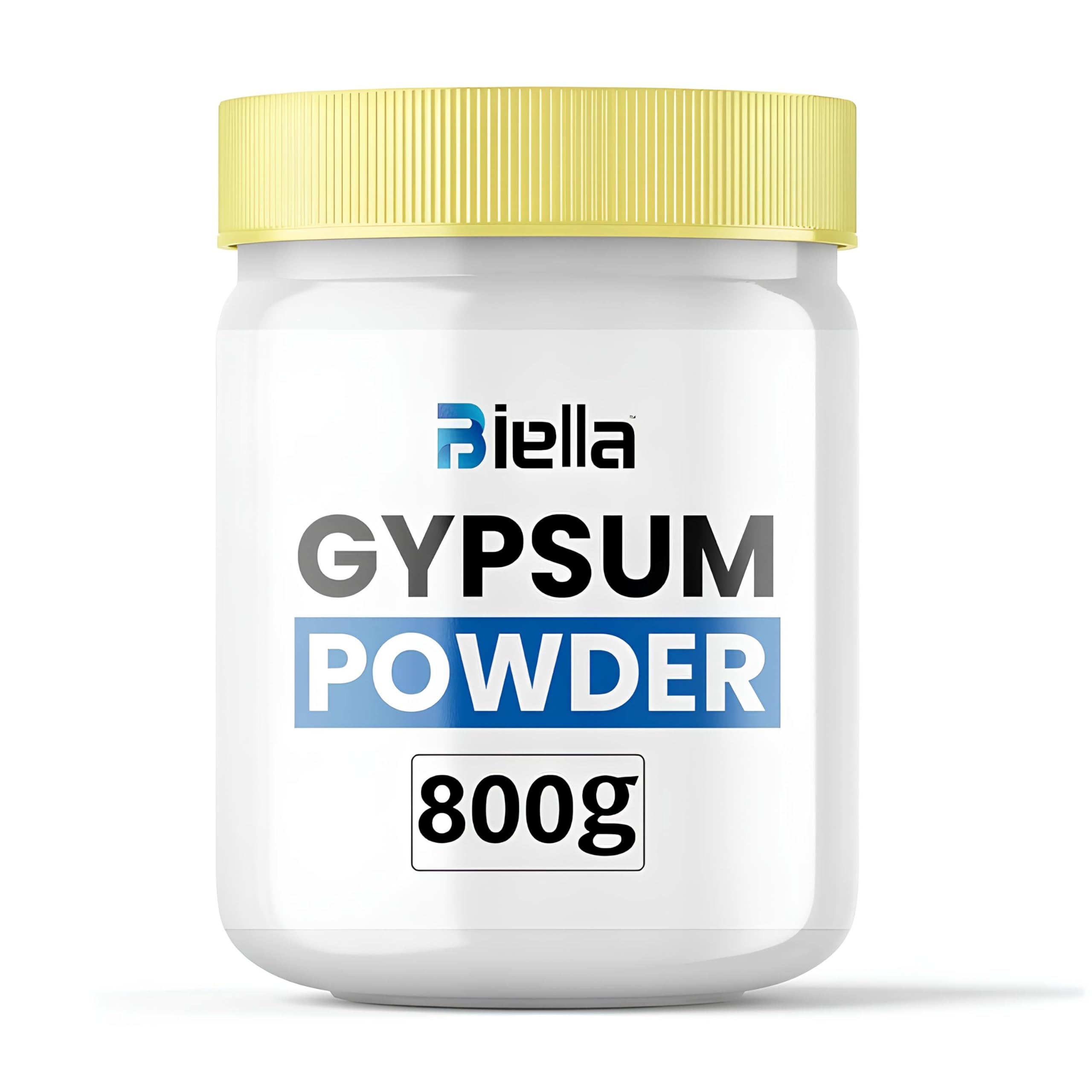 Biella White Gypsum Powder For Pottery, Ceramic Casting, Moulding,Versatile Project Applications Including Models, Railroad, And Wall Repair (800G)