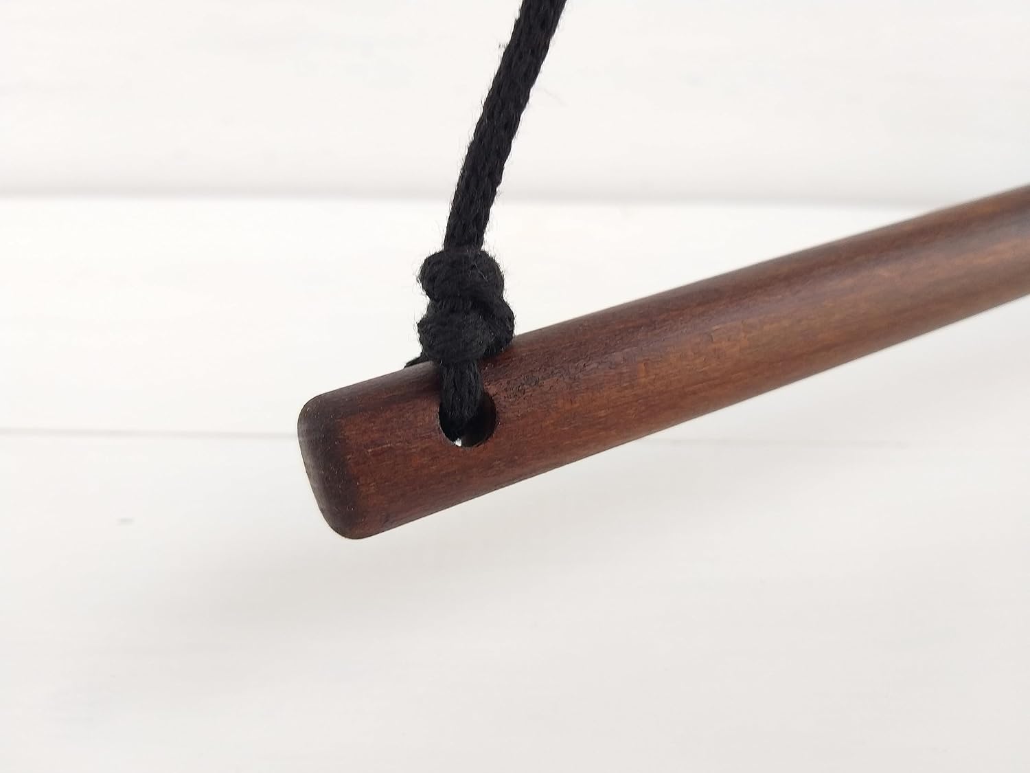 5/8" Wooden Dowels with Two Holes, Handmade Dowel Rod Wall
