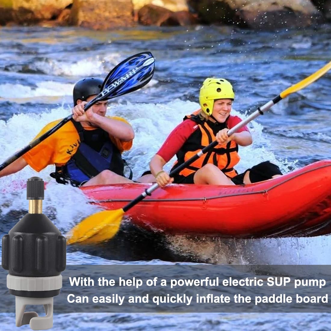 Adaptador Hinchador Paddle Surf para Compresor Inflador Eléctrico SUP