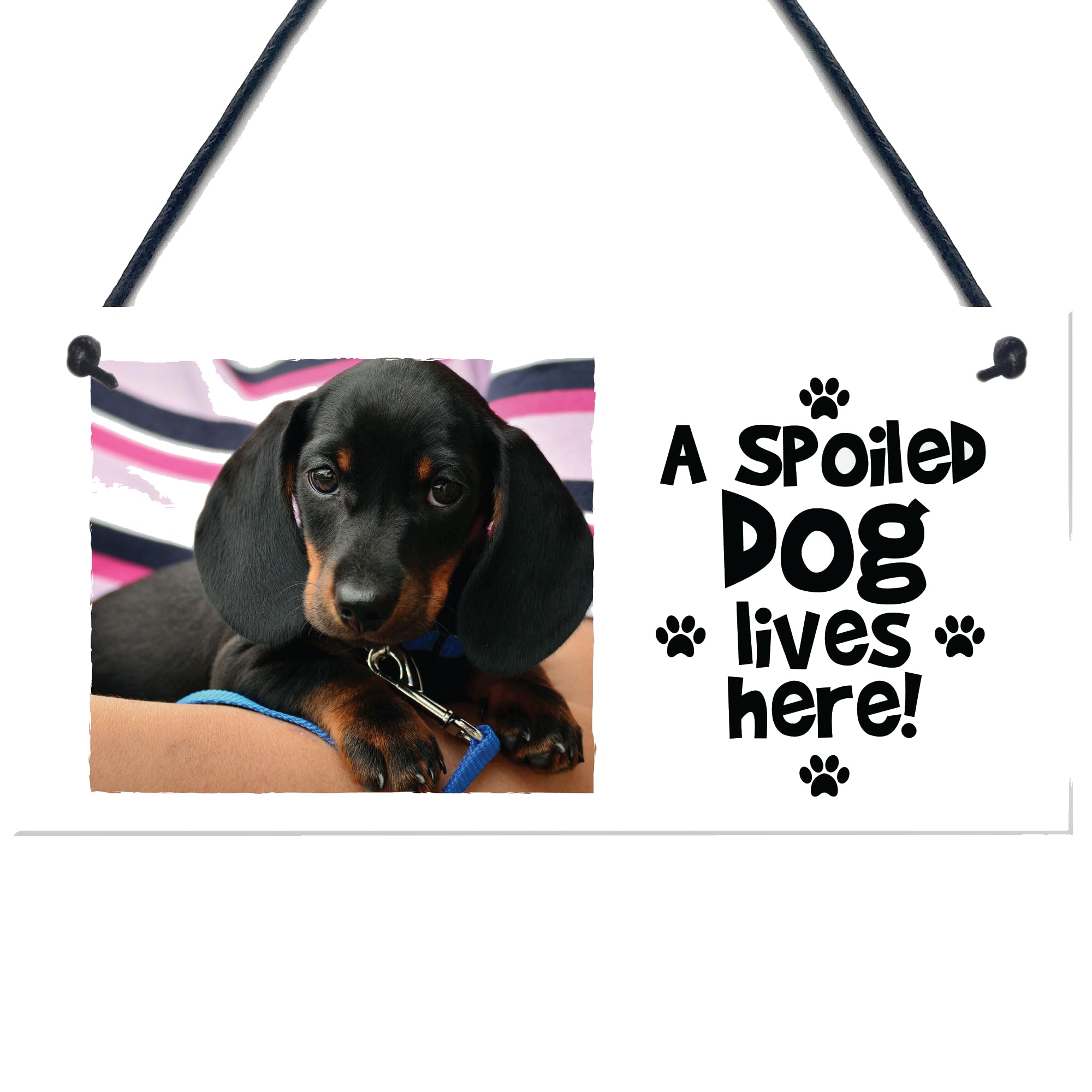 Red Ocean Personalised Dog Wall Plaque Novelty Dog Accessories Gifts Animal Lover Pet Gifts