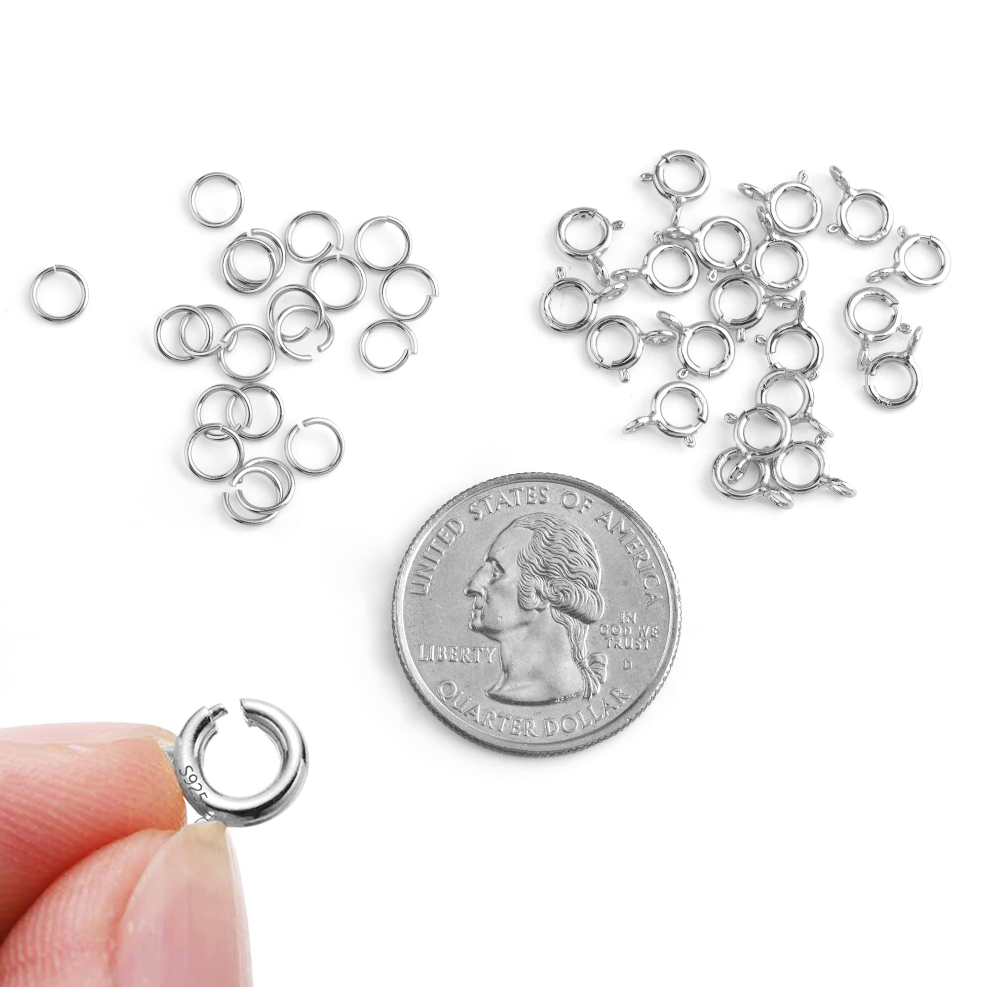 Fermoir Magnétique Argent 925 - Lot De 3, Taille 5.5 Mm, Pour Bracelet Ou Collier