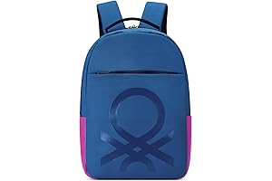 United Colors of Benetton Bari Lynn Backpack for School, Extra Durable, Laptop...