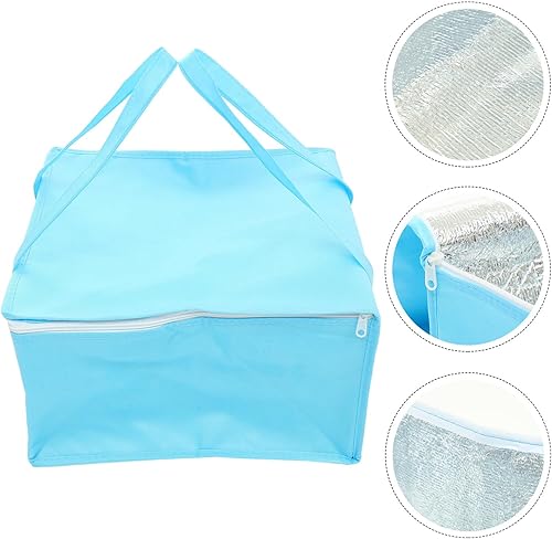 Miniatura 5 de BESTonZON Bolsa de almuerzo con aislamiento para hombres, bolsa de almuerzo caliente y fría, reutilizable, bolsa de comestibles para mujer, con