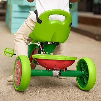 Jetson Light-Up Trike, Front and Rear Baskets, Multi-Colored LED Lights, Seatbelt and Bell