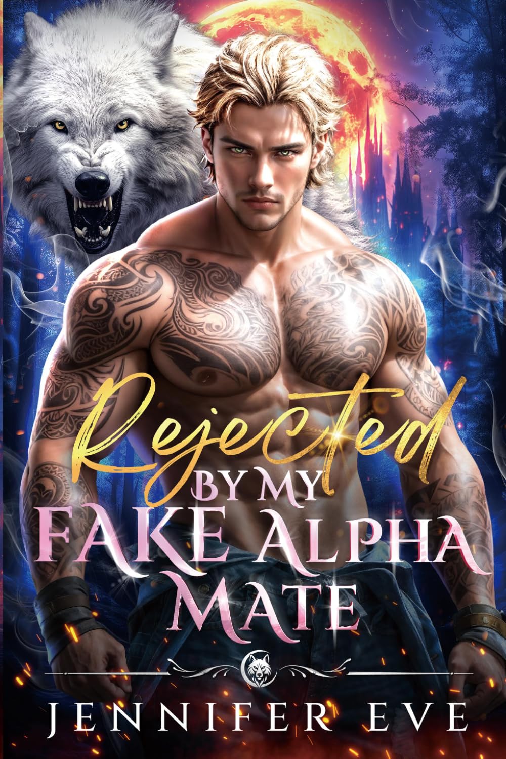 Rejected By My Fake Alpha Mate: A Fate Mates Forbidden Love Forced Proximity Shifter Romance (The Human Luna Series)