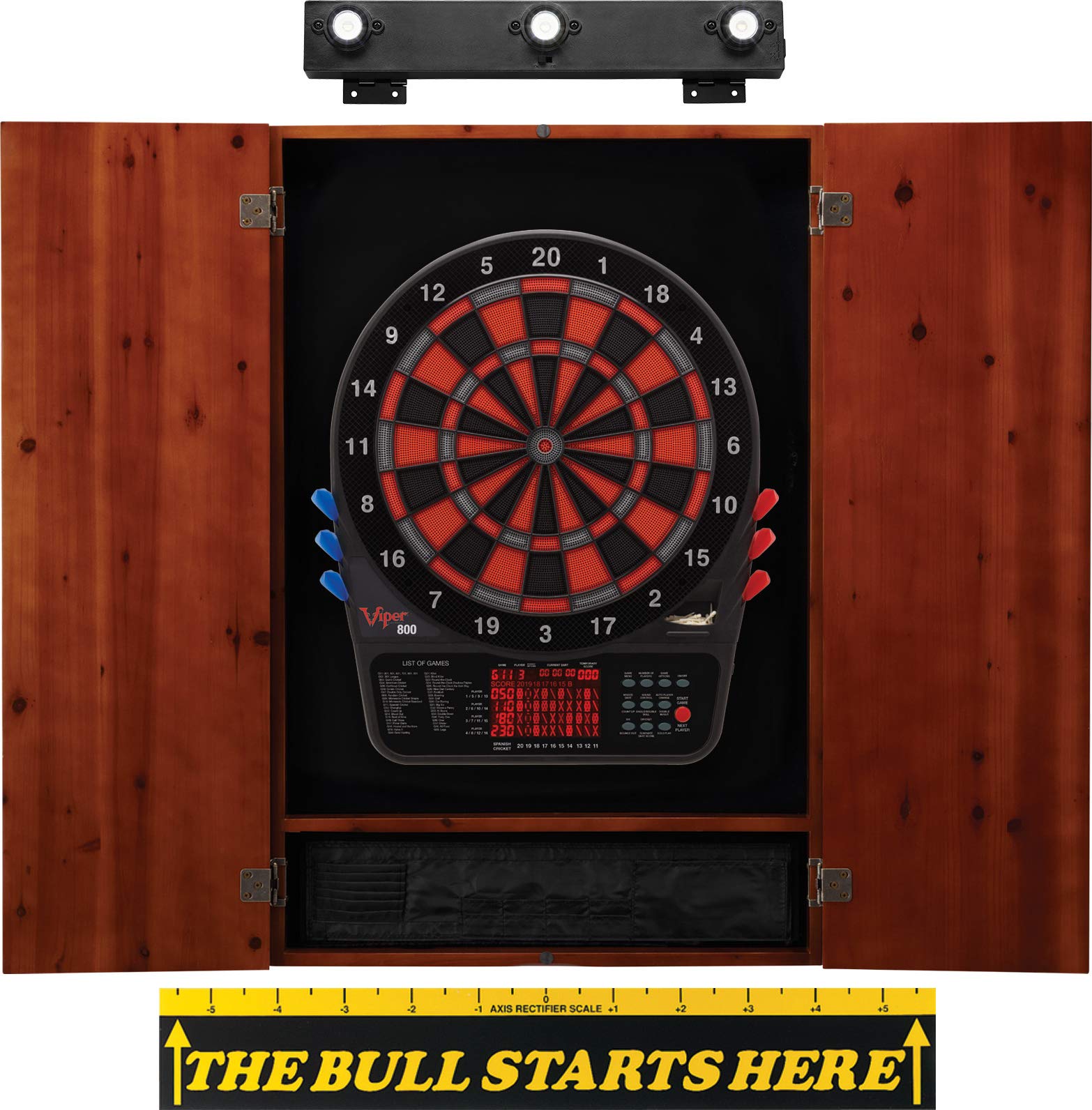 Amazon.com : Viper 800 Electronic Dartboard, Metropolitan Espresso