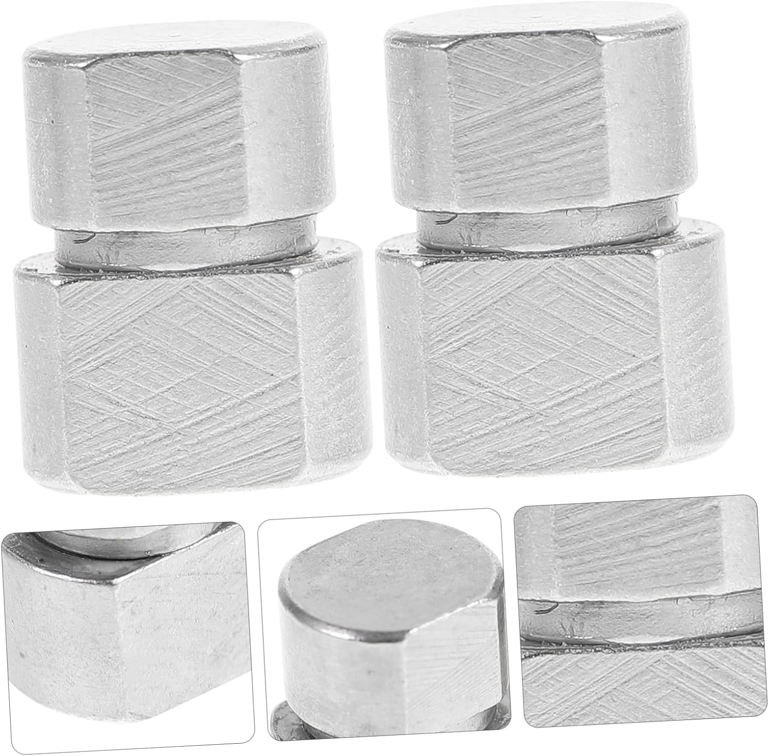 ULTECHNOVO 6pcs Reinforced Rotation Pivot Door Hinge Damping Hinges Small for Office Equipment
