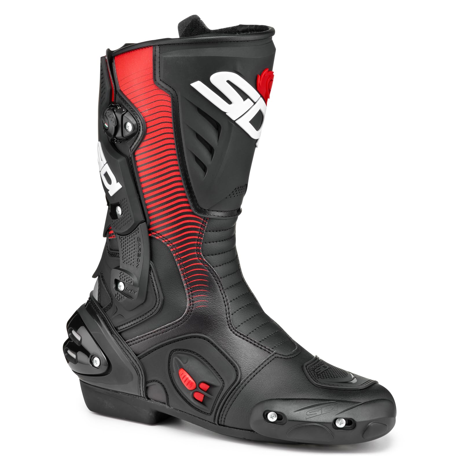 SIDI Men's Motorcycles Boots, Black Red, 43 EU