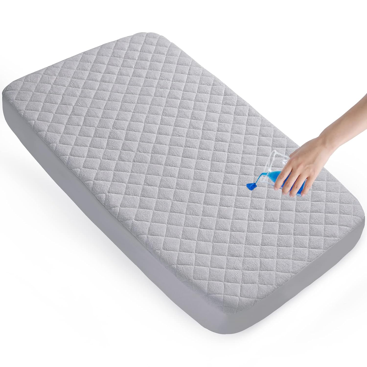 Crib Mattress Protector Topper for Standard Crib/Toddler