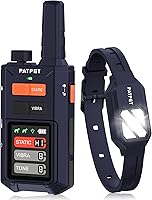 PATPET Dog Training Collar with 4200FT Remote - Waterproof Rechargeable E-Collar for Medium Large Dogs, 4 Humane Modes & Night Lights