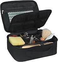Vista 1 de Bolsa de herramientas de peluquería, bolsa grande para cortar pelo, negro