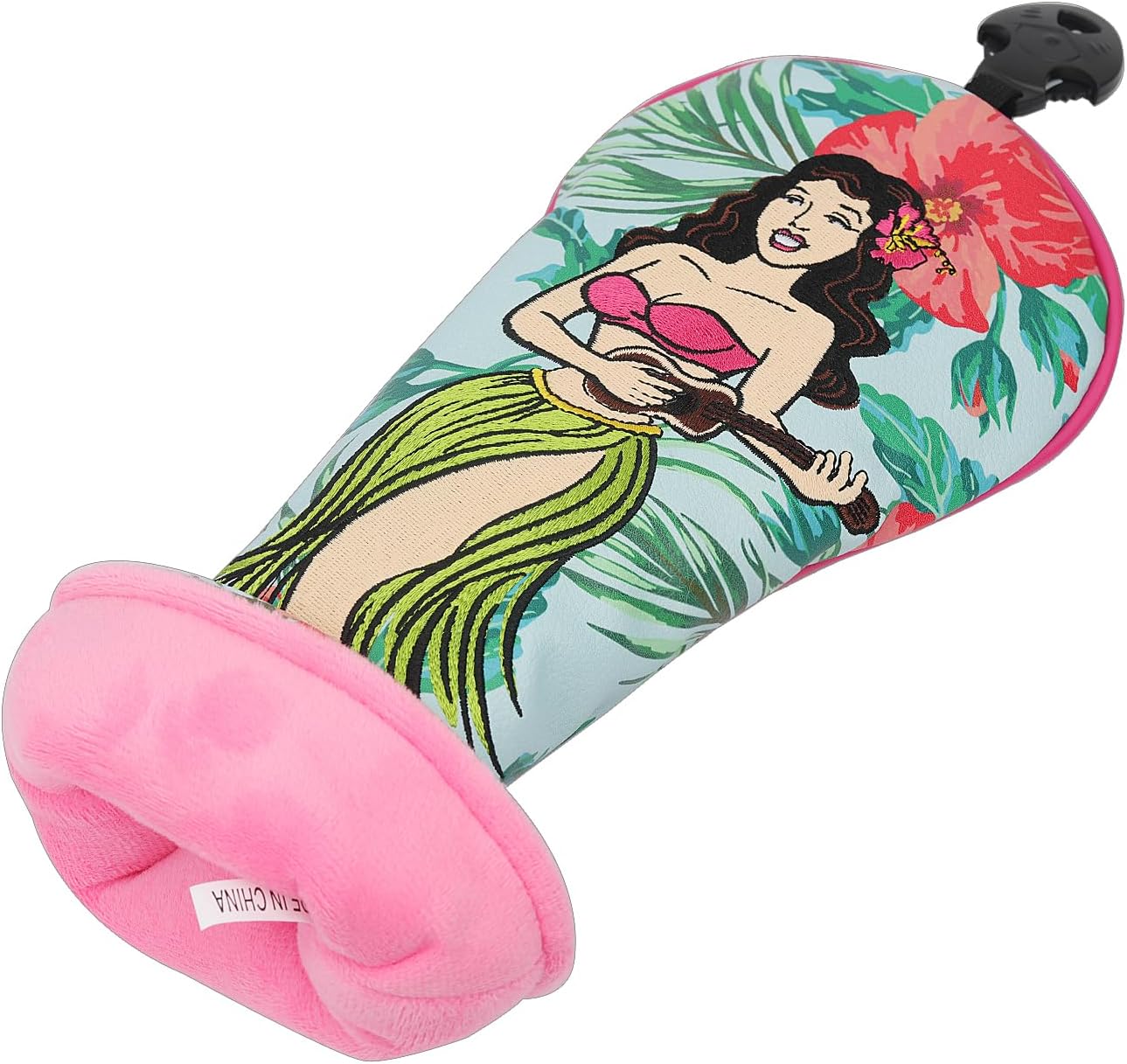 SHABIER Blue Golf Headcover with Hawaiian Girl Design for Golf Club