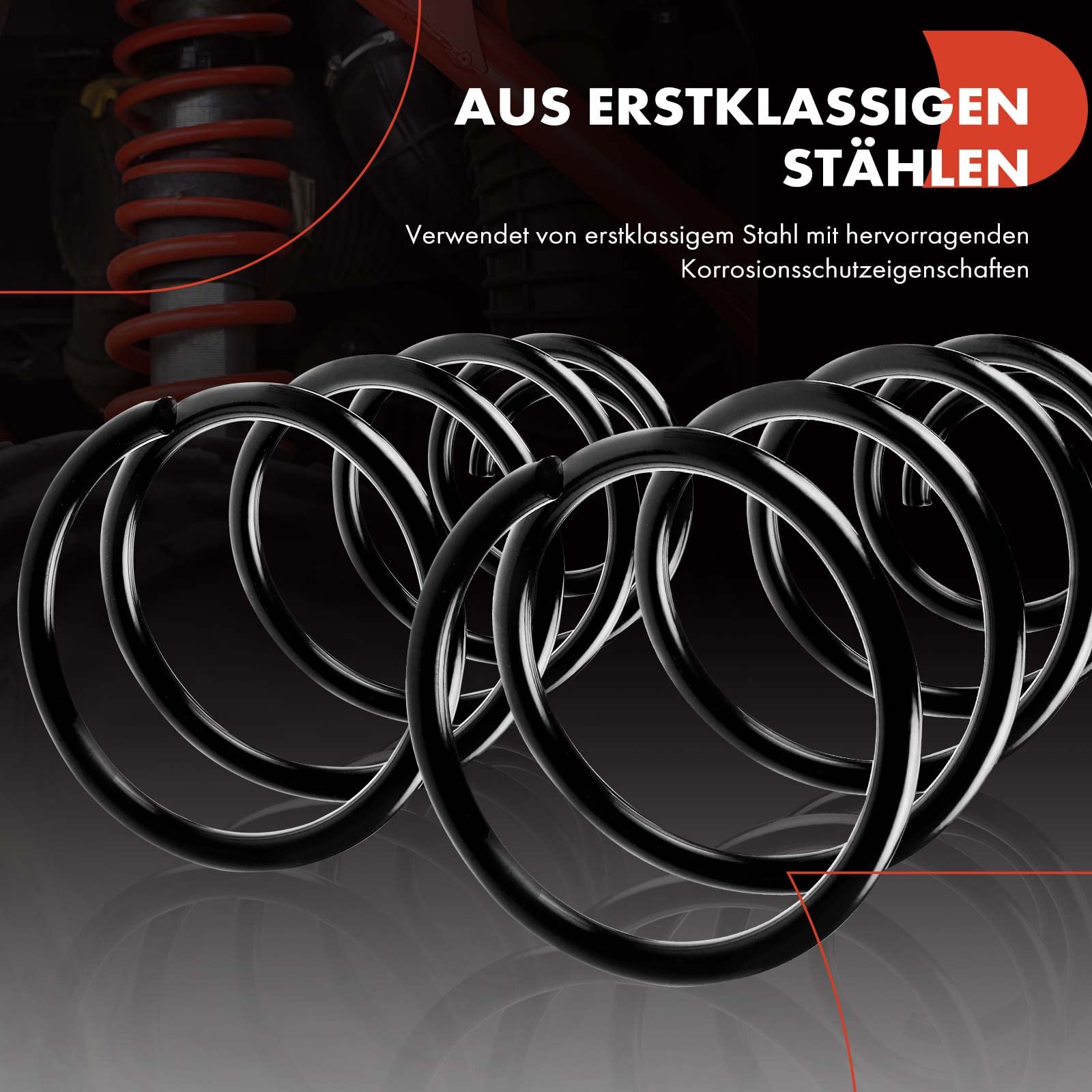 Ressorts Suspension FRANKBERG Lot De 2 - Renault Grand Scénic III 2009-2021 - Essieu Arrière