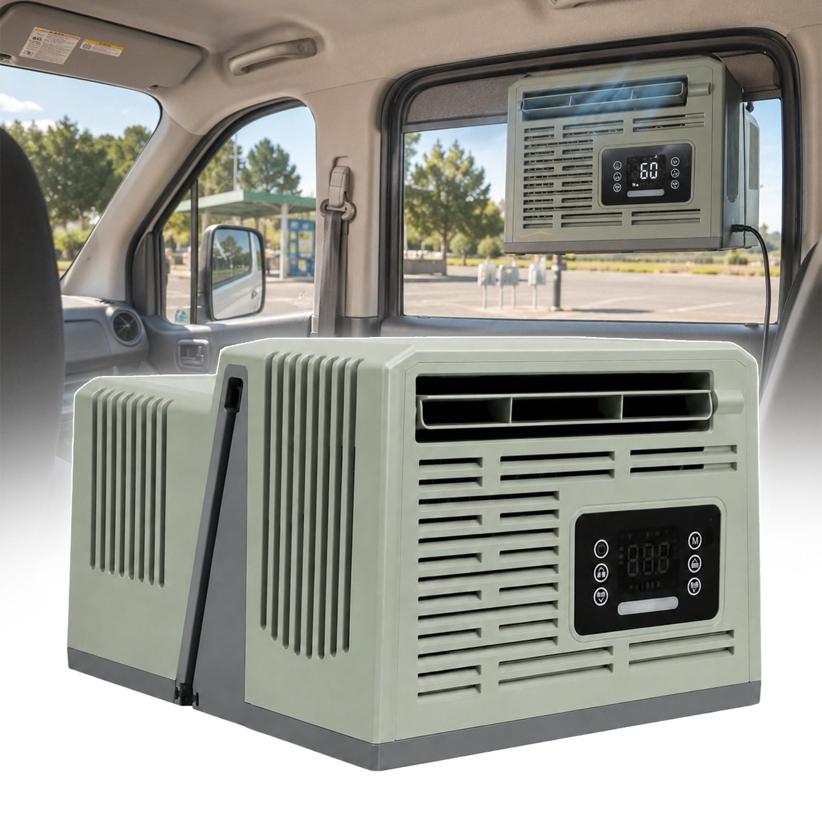 json2xml Portable Air Conditioner for Tent Camping with 24V/48V Power Options 24V-Version