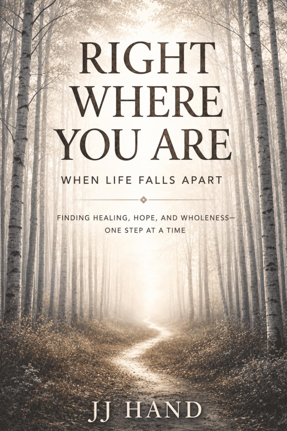 Right Where You Are When Life Falls Apart: Finding Healing, Hope, and Wholeness - One Step at a Time