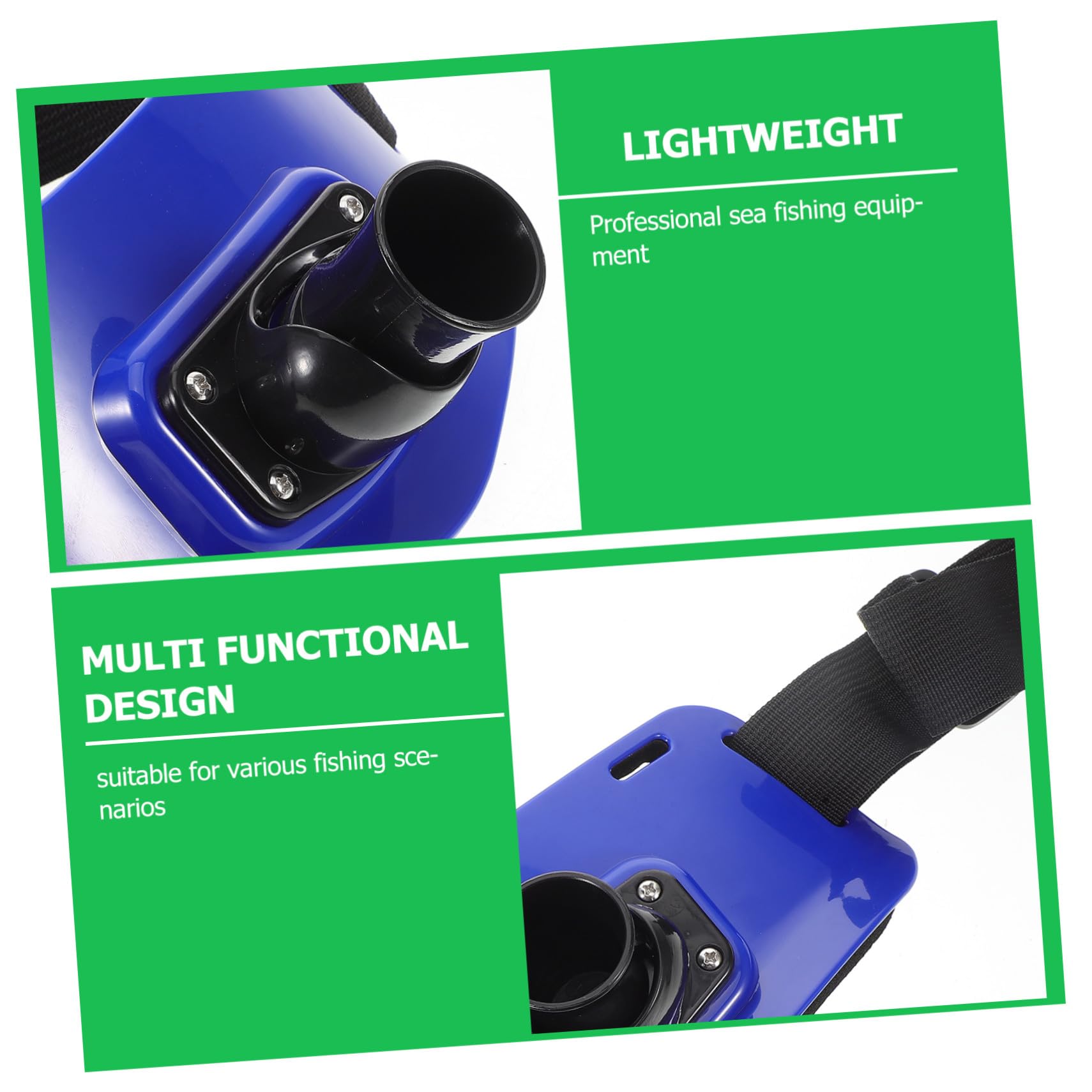 Angelgürtel Mit Gepolstertem Hüftgurt Kunststoff Rutenhalter Für Outdoor Angelzubehör Vielseitig Einsetzbar Für Meeres Und Süßwasserangeln