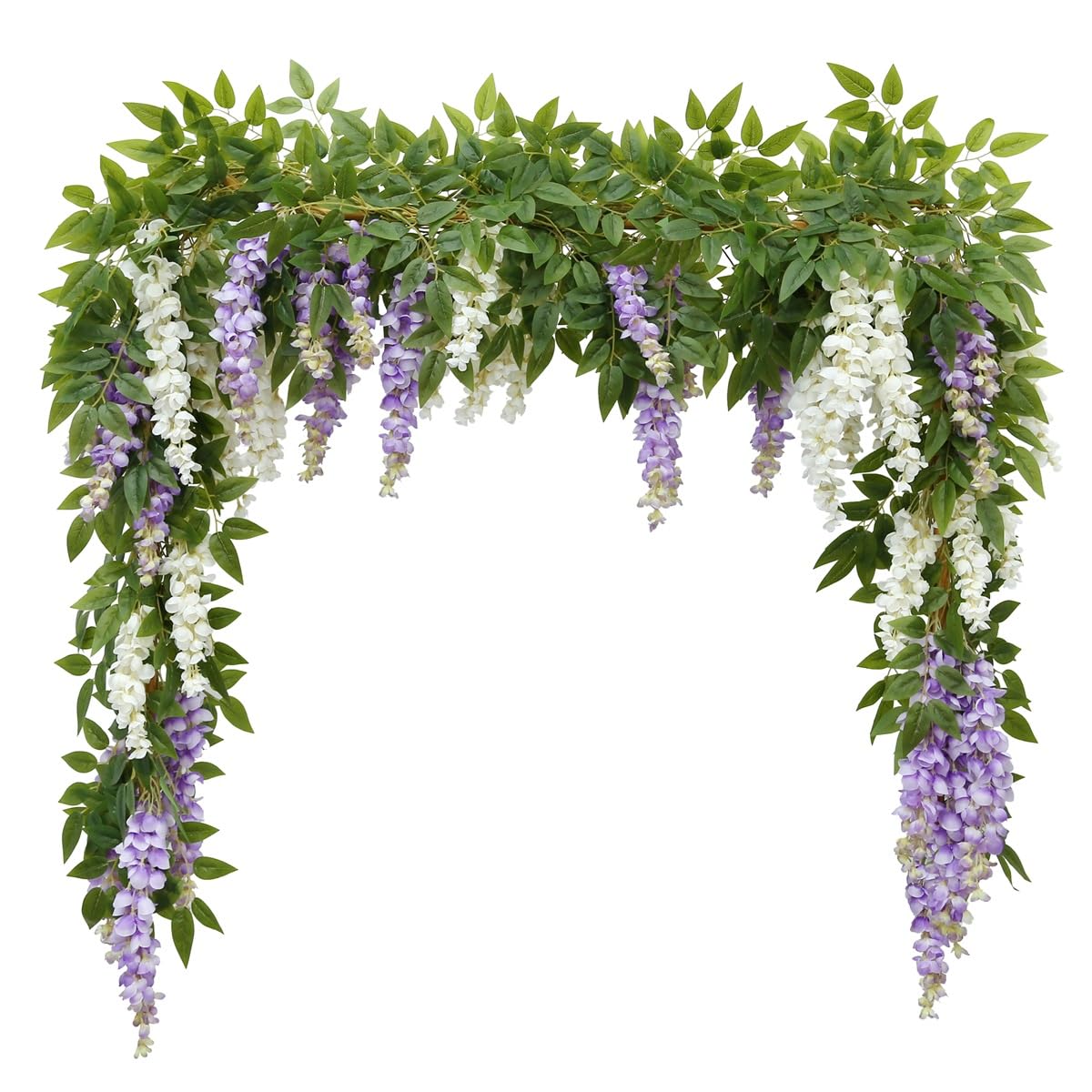 Photo 1 of AROIUO 4 Pcs Artificial Wisteria Garland