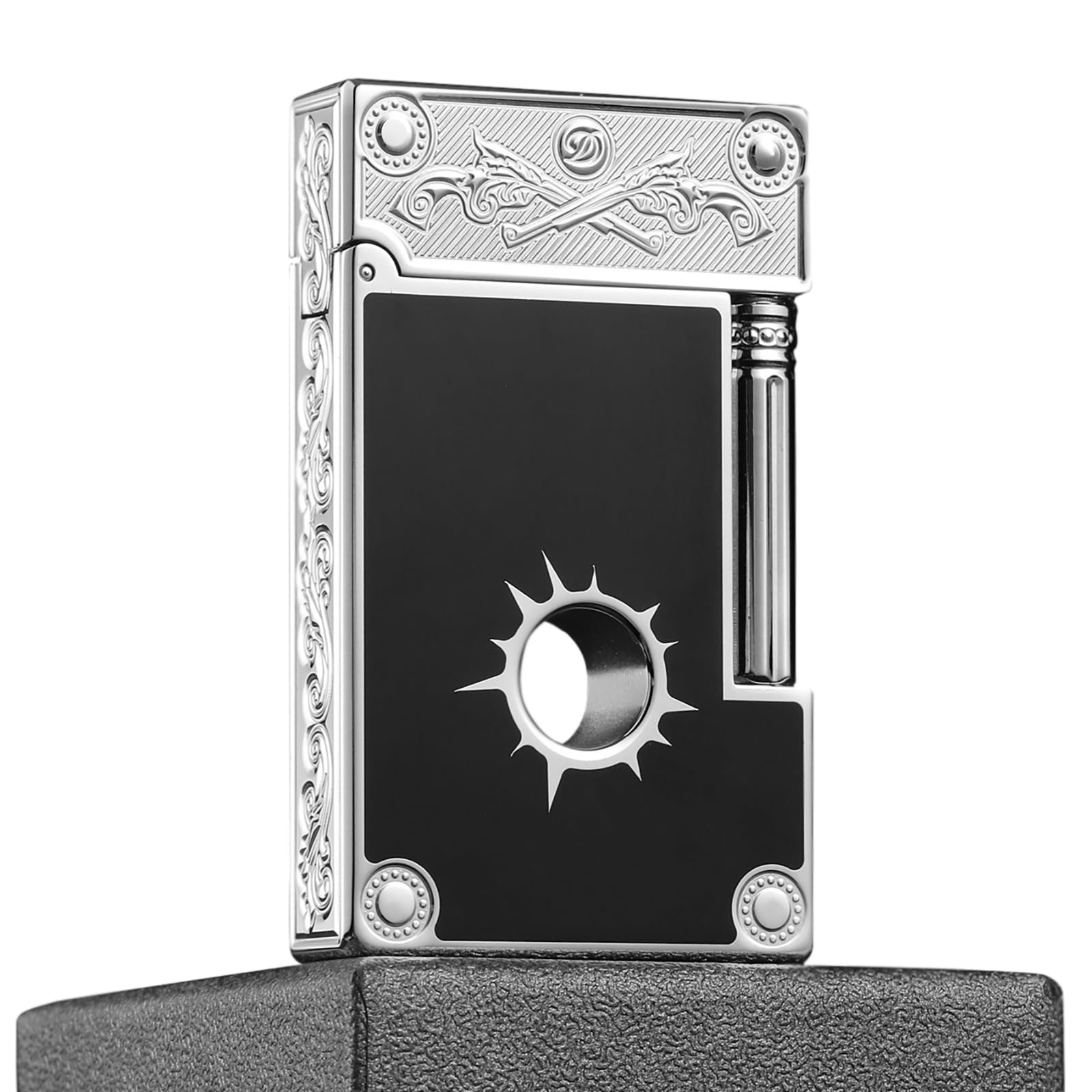 Encendedor de queroseno clásico para hombres, diseño vintage de cobre para el día a día