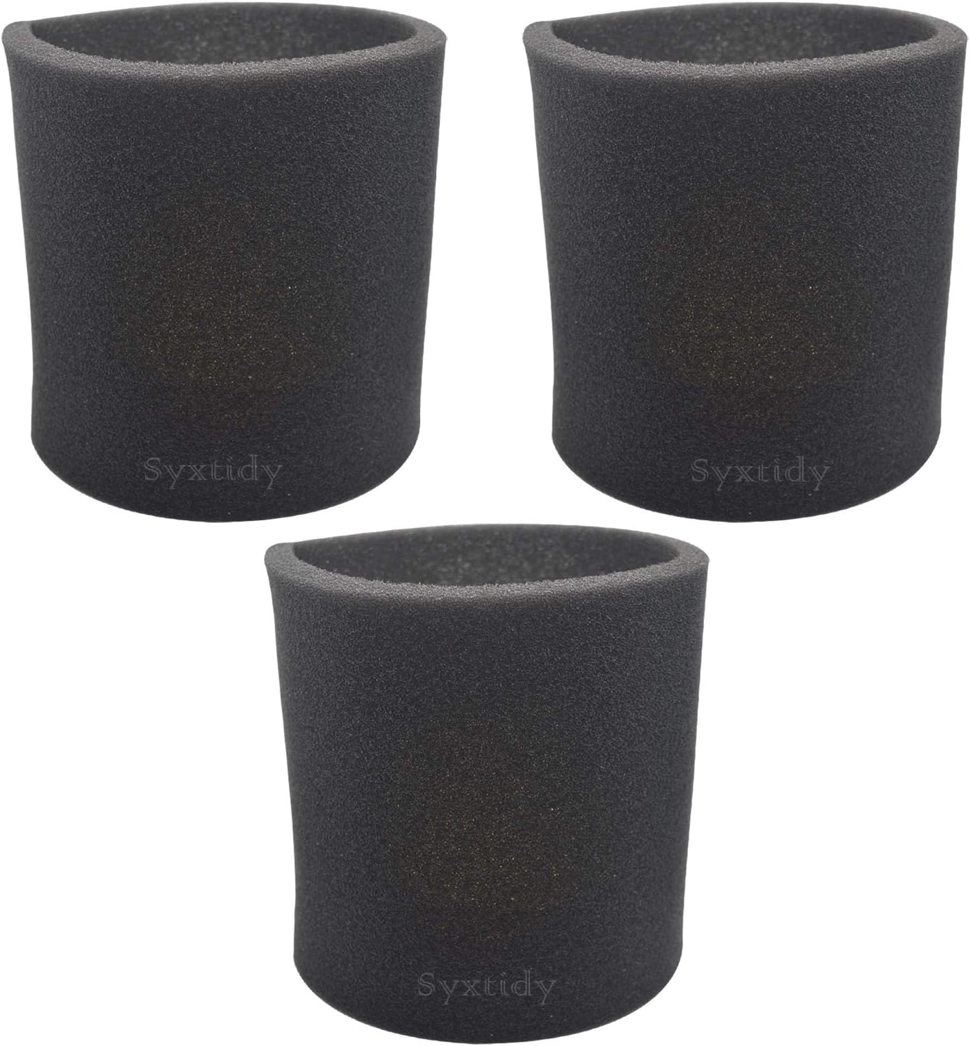 3 Pack 90585 Foam Sleeve VF2001 Foam Replacements Filters For Wet Dry Vacuum Cleaner, Fits Most Shop-Vac, Vacmaster & Genie Shop Vacuum Cleaner, Replace Parts # 9058500