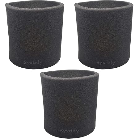 3 Pack 90585 Foam Sleeve VF2001 Foam Replacements Filters For Wet Dry Vacuum Cleaner, Fits Most Shop-Vac, Vacmaster & Genie Shop Vacuum Cleaner, Replace Parts # 9058500