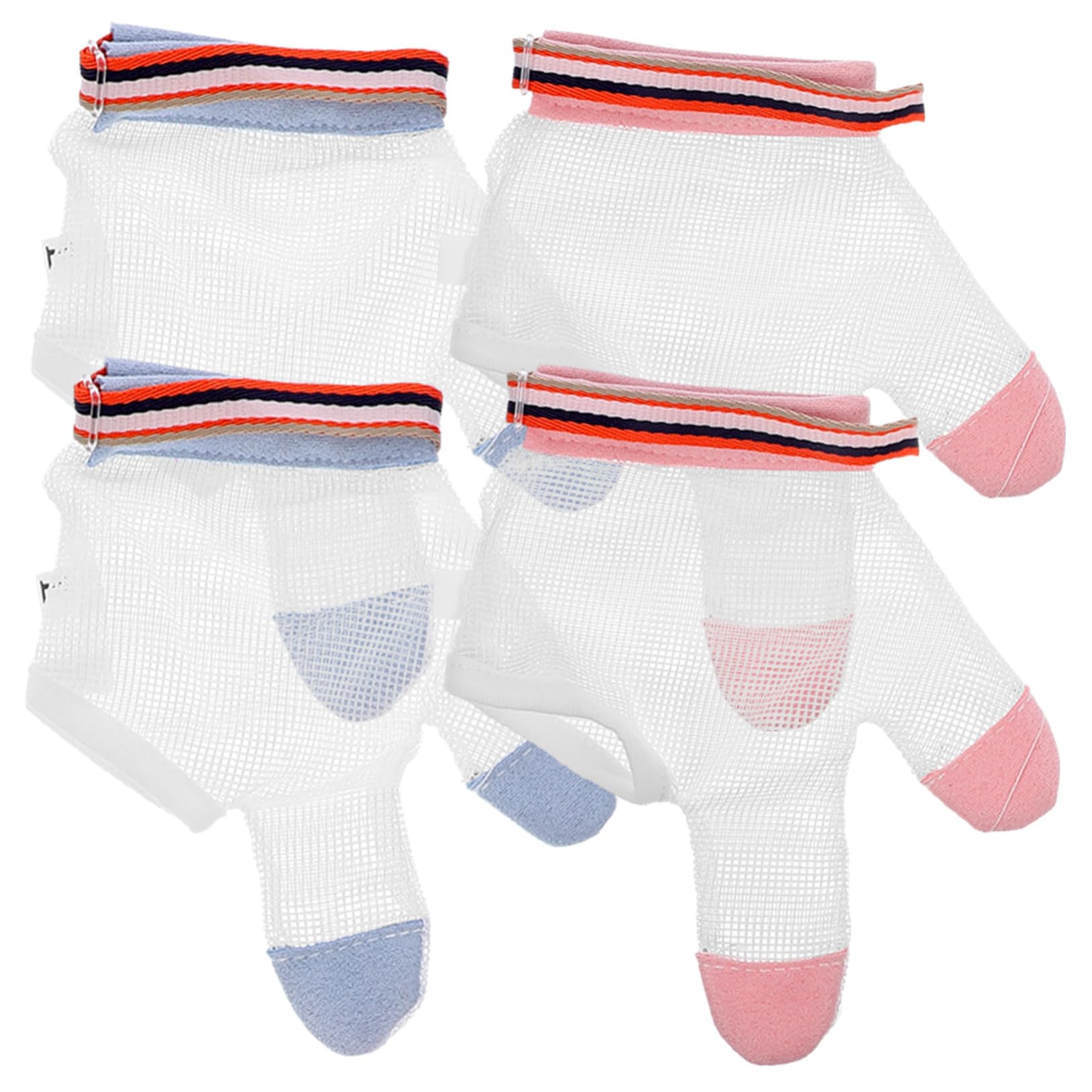 SHOWERORO 10 Pares guantes para morder anillos mitones niños dejar de chuparse el corrector de chuparse los dedos dejar de chupar herramienta parada de chuparse el para niños neto