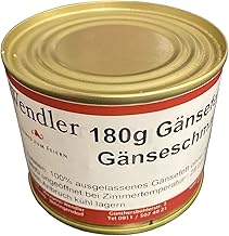 Gänsefett/Gänseschmalz ungewürzt und ohne Zusätze in der Dose (180g)