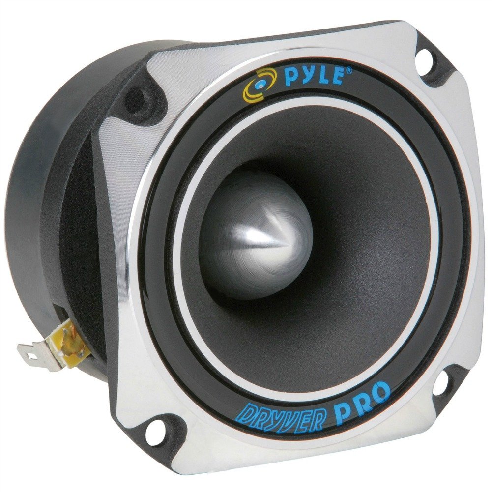 SUPER TWEETER DRIVER PYLE PDBT28 DE 150 WATT RMS Y 300 WATT MAX CON 104 DB DE SENSIBILIDAD' 8,00 X 8,00 CM DE DIÁMETRO CUADRADO POR PUERTAS PORTERO SPORTELLI COCHE ES COMPETICIONES SPL
