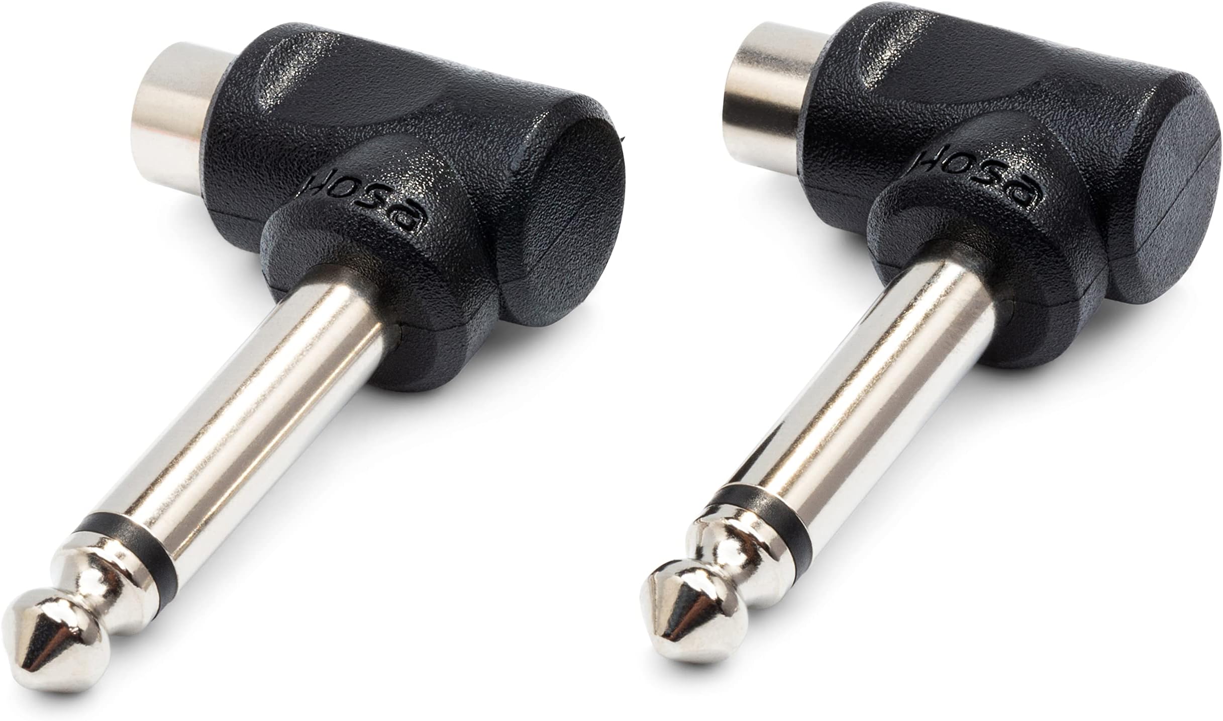 Hosa Tech GPR-101 Lot De 2 Adaptateurs Audio RCA Mâle Vers Jack TS 6,35 Mm Mâle - Mono