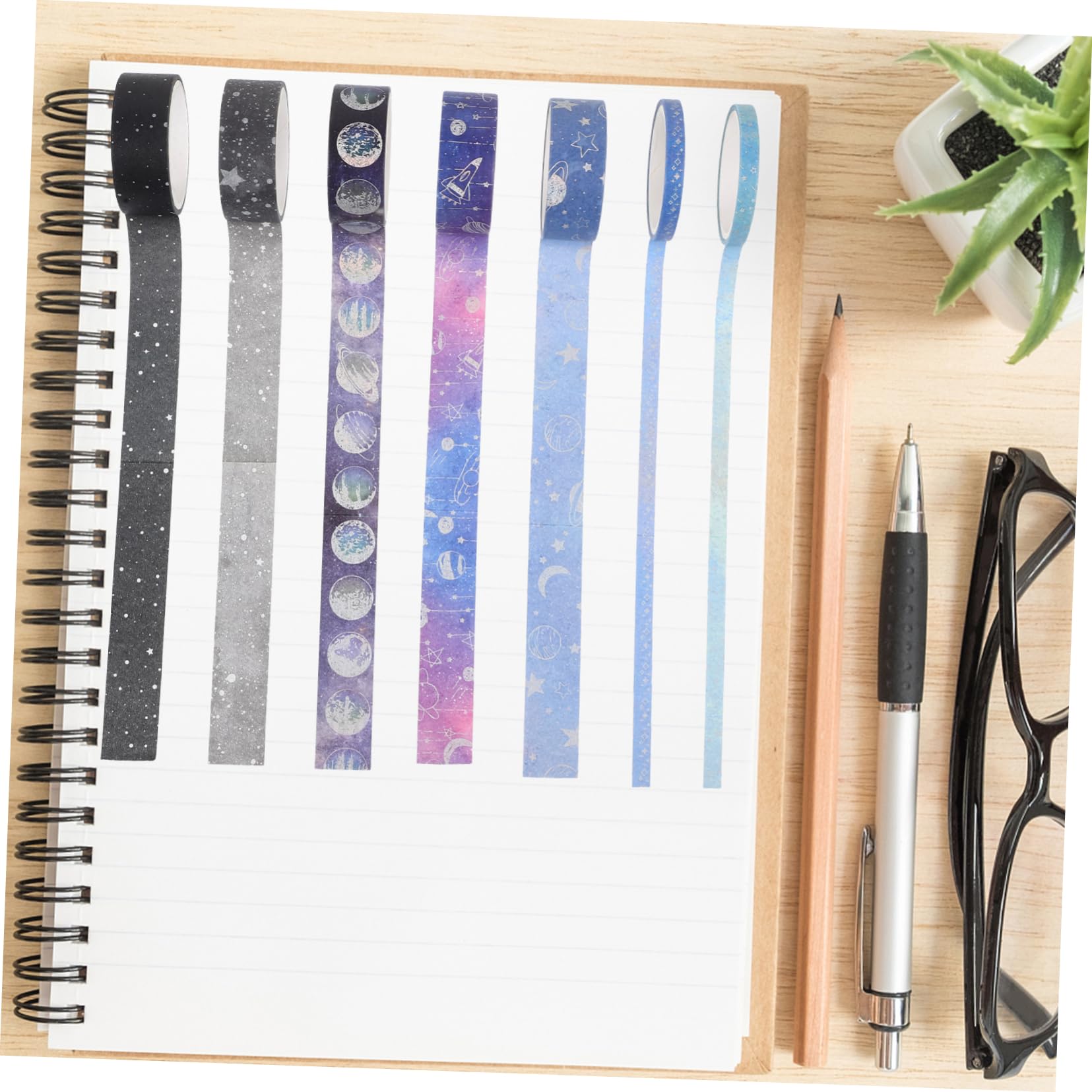 DOITOOL 4 Sätze Washi Tape Diy Scrapbooking Klebeband Mit Einzigartigem Design Für Bastelprojekte Notizbücher Kalender Und 19 Rollen * 4