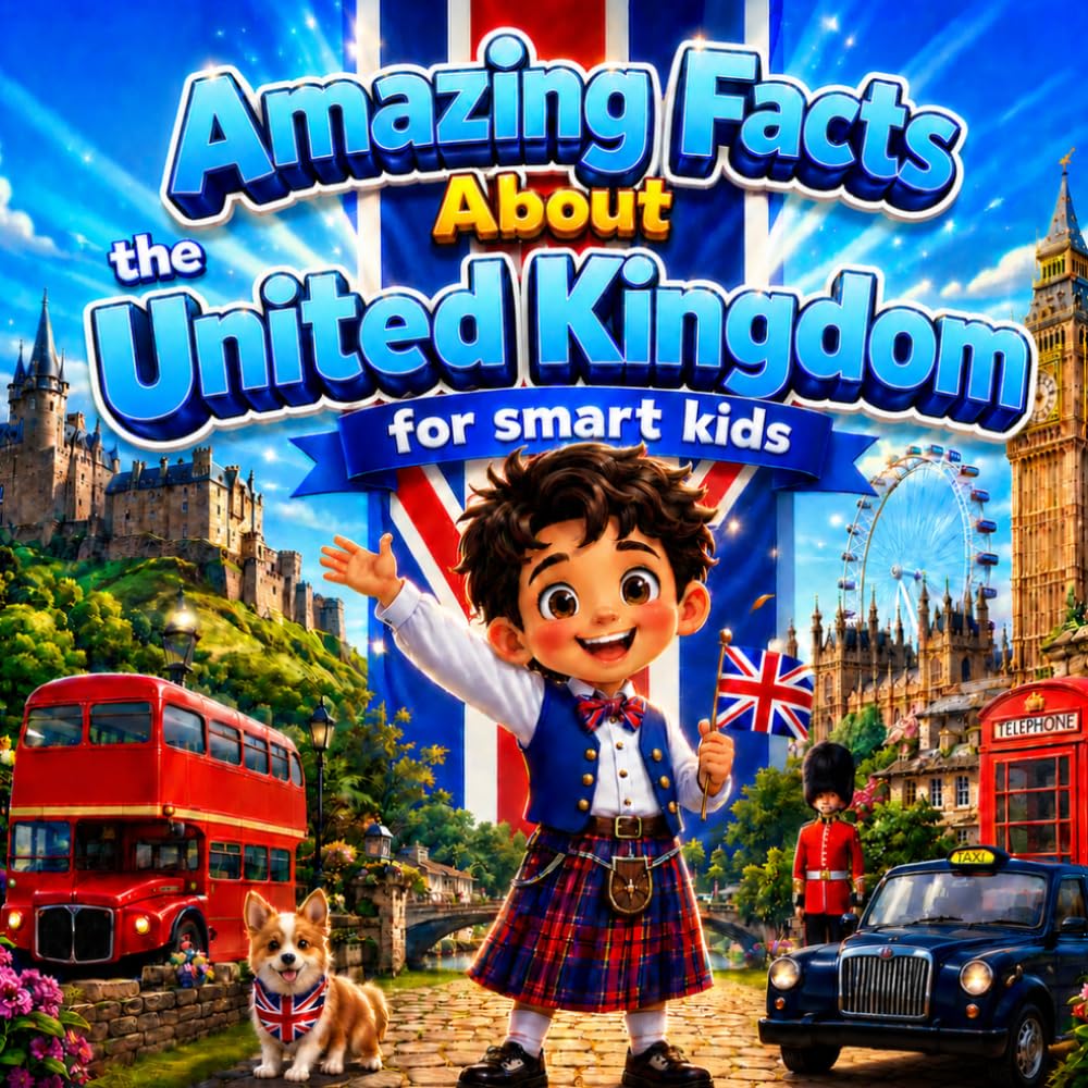 Amazing Facts About The United Kingdom for Smart Kids: A Collection of Interesting Facts and Trivia About The United Kingdom For Kids, Everything ... Wildlife, Traditions, Culture, and More