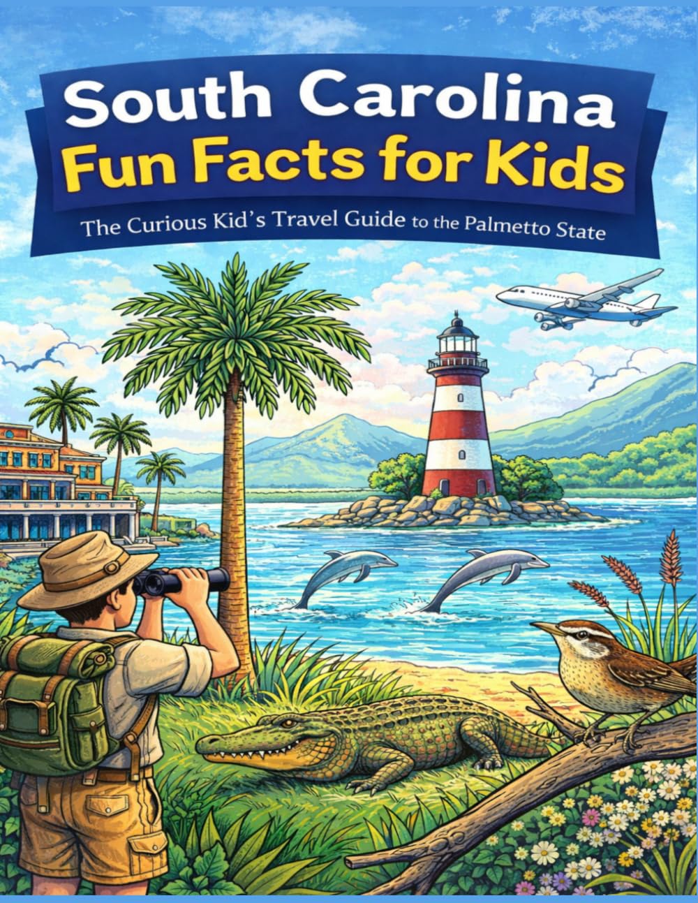 South Carolina Fun Facts for Kids: The Curious Kid’s Travel Guide to the Palmetto State (The 50 States Fun Facts for Kids Series)