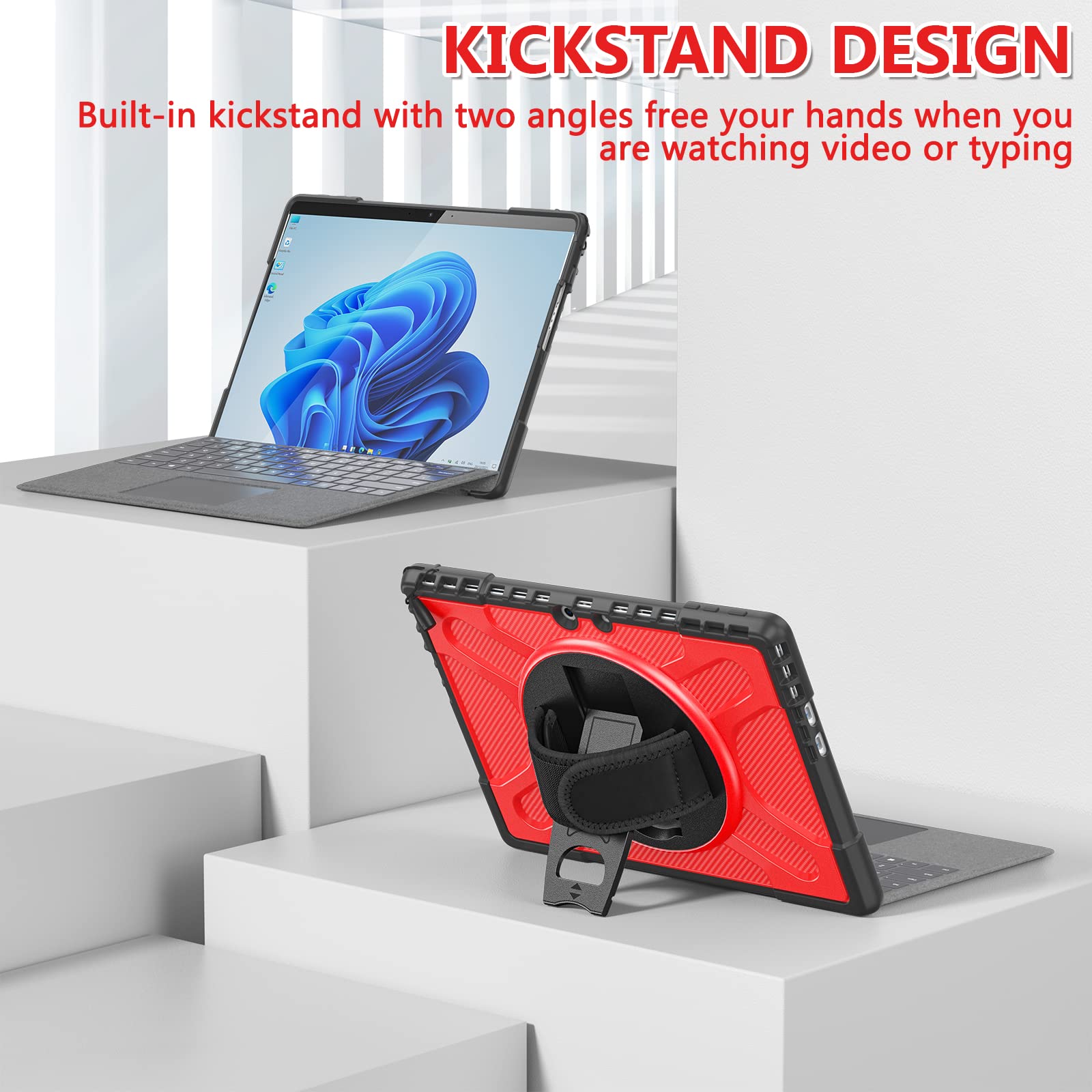 Amazon.co.jp: Microsoft-Surface-Pro-9 13インチ 2022 頑丈なケース