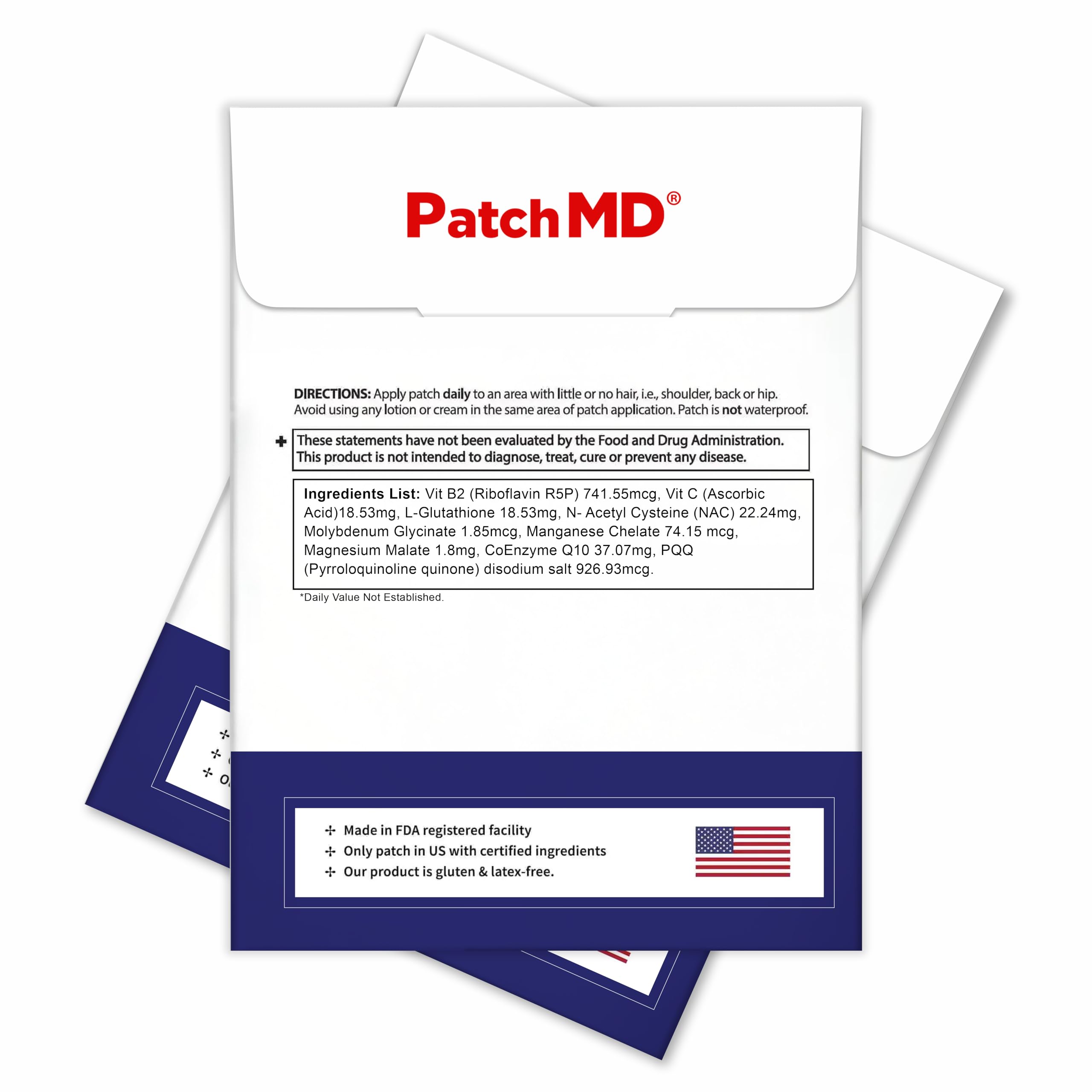 PatchMD Glutathione Plus Topical Patch - 30 Day Supply — Amazon image 2