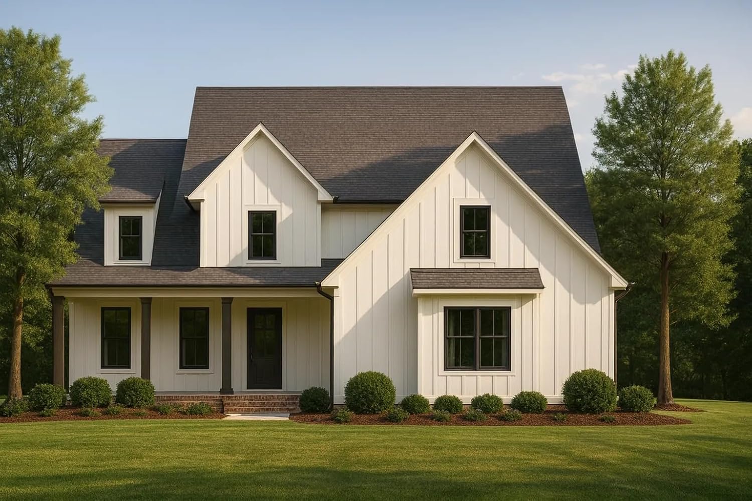 20-1364 HOUSE PLAN - Modern House Plan with 4 Bedrooms, CAD Floor Designs & Features