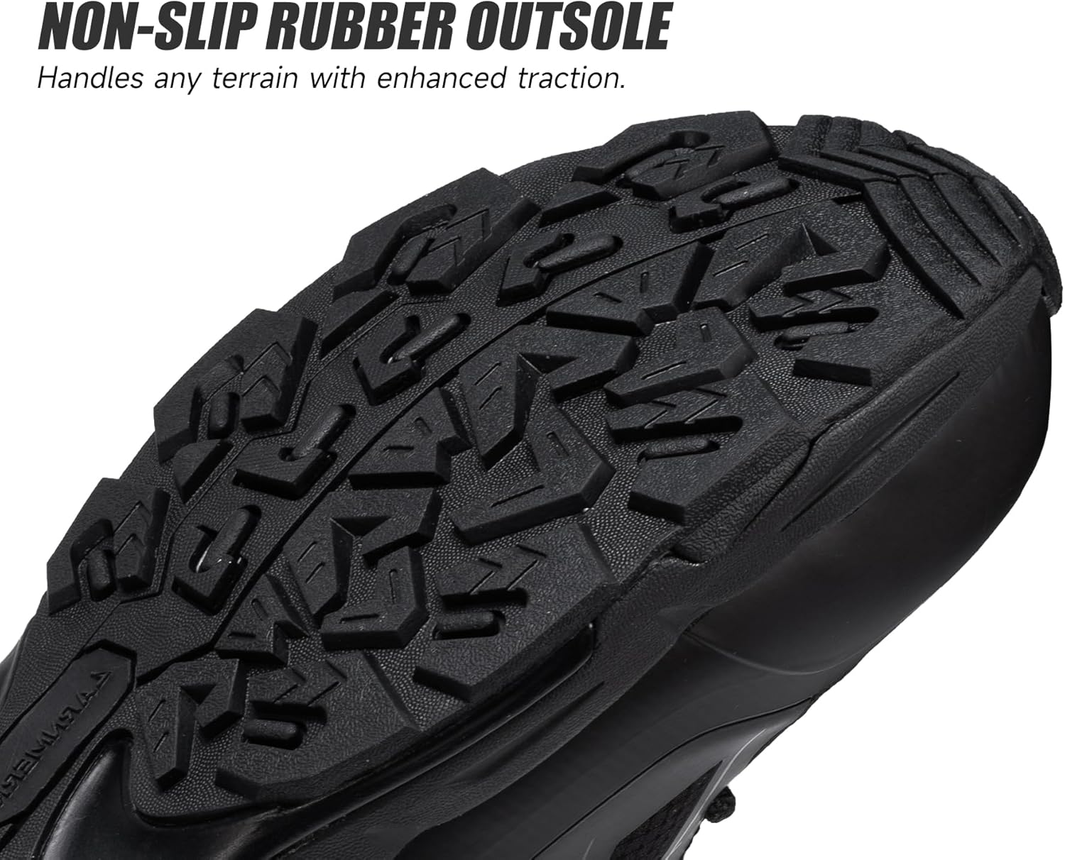 LARNMERN Steel Toe Work Boots Men,Non Slip Safety Shoes,Comfortable Industrial and Constructio Hiking Sneakers - Image 4