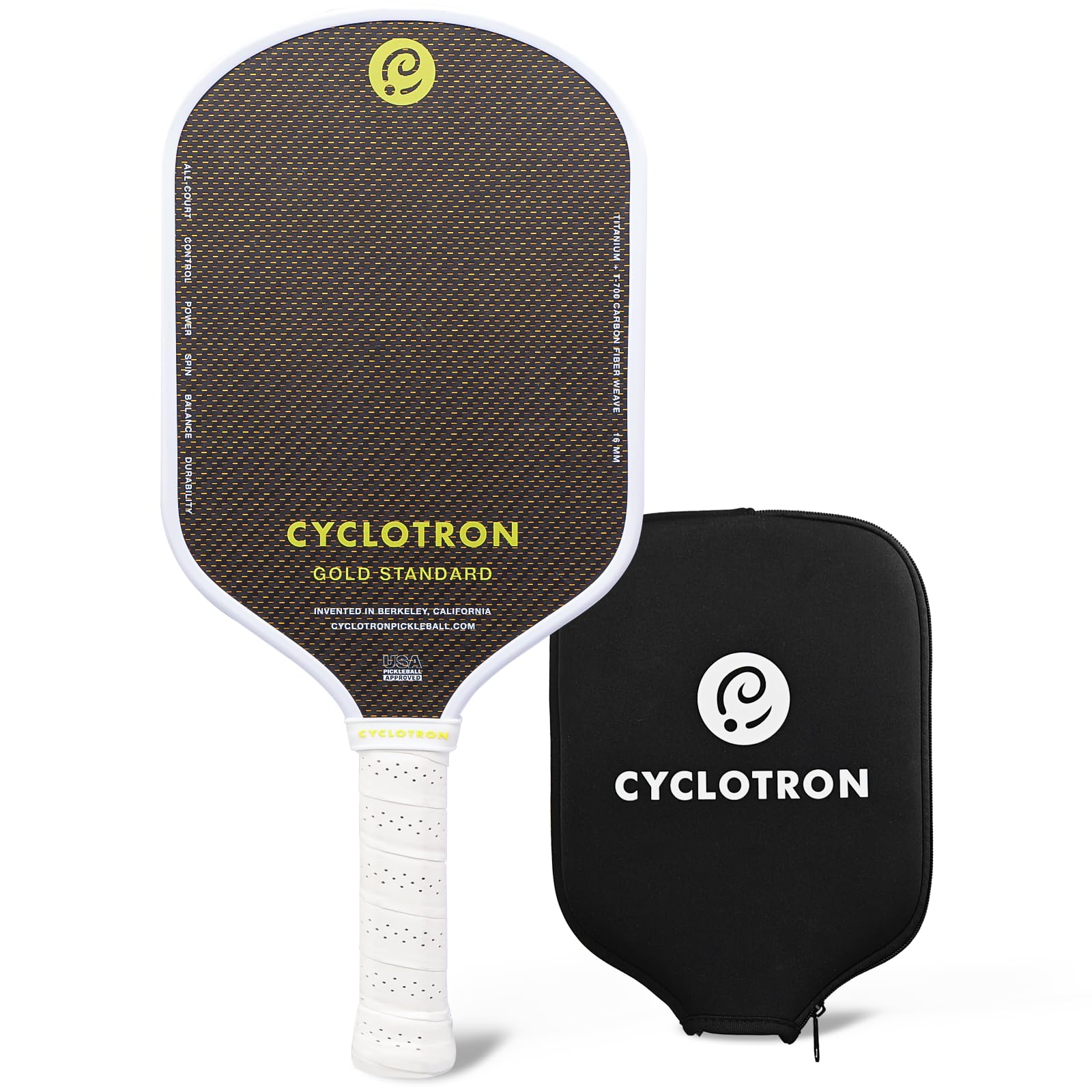 REDEEMED GENESIS 16MM TORAY T700 RAW CARBON FIBER THERMOFORMED PRO PIC - Redeemed Pickleball