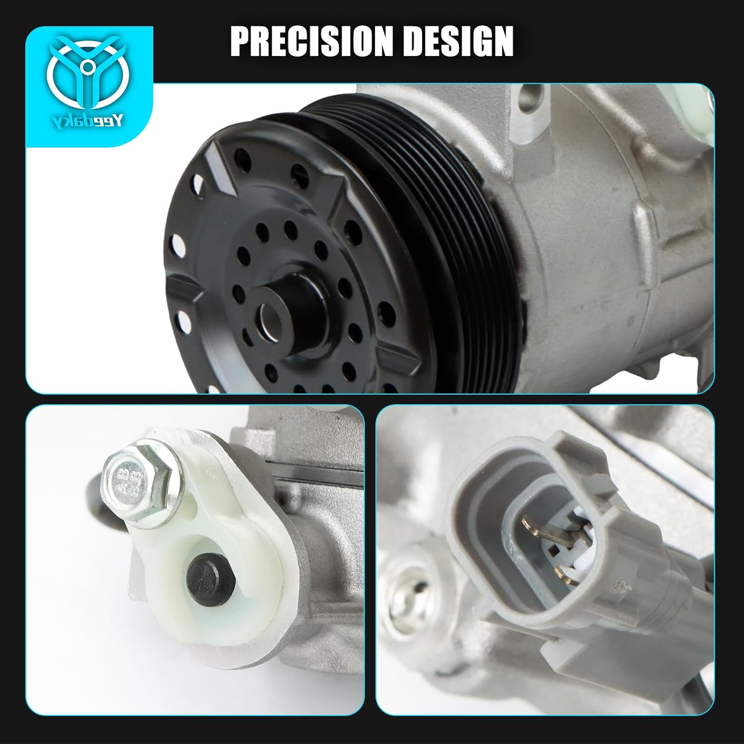 Air Conditioner AC Compressor with Clutch Fit for Dodge Caliber 2009-2012 Fit for Jeep Compass Patriot 2009-2017 CO30011C 157388 55111610AA 55111610AB 55111610AC RL111610AB