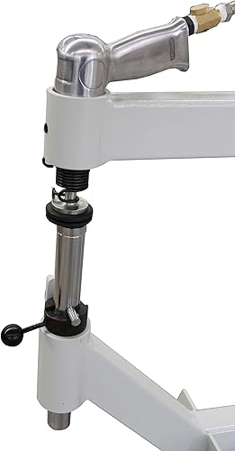 Miniatura 5 de KAKA INDUSTRIAL Martillo de cepillado neumático PPH-500, martillo de garganta de 19.6 pulgadas, herrería, martillo de cepillado con soporte de marco