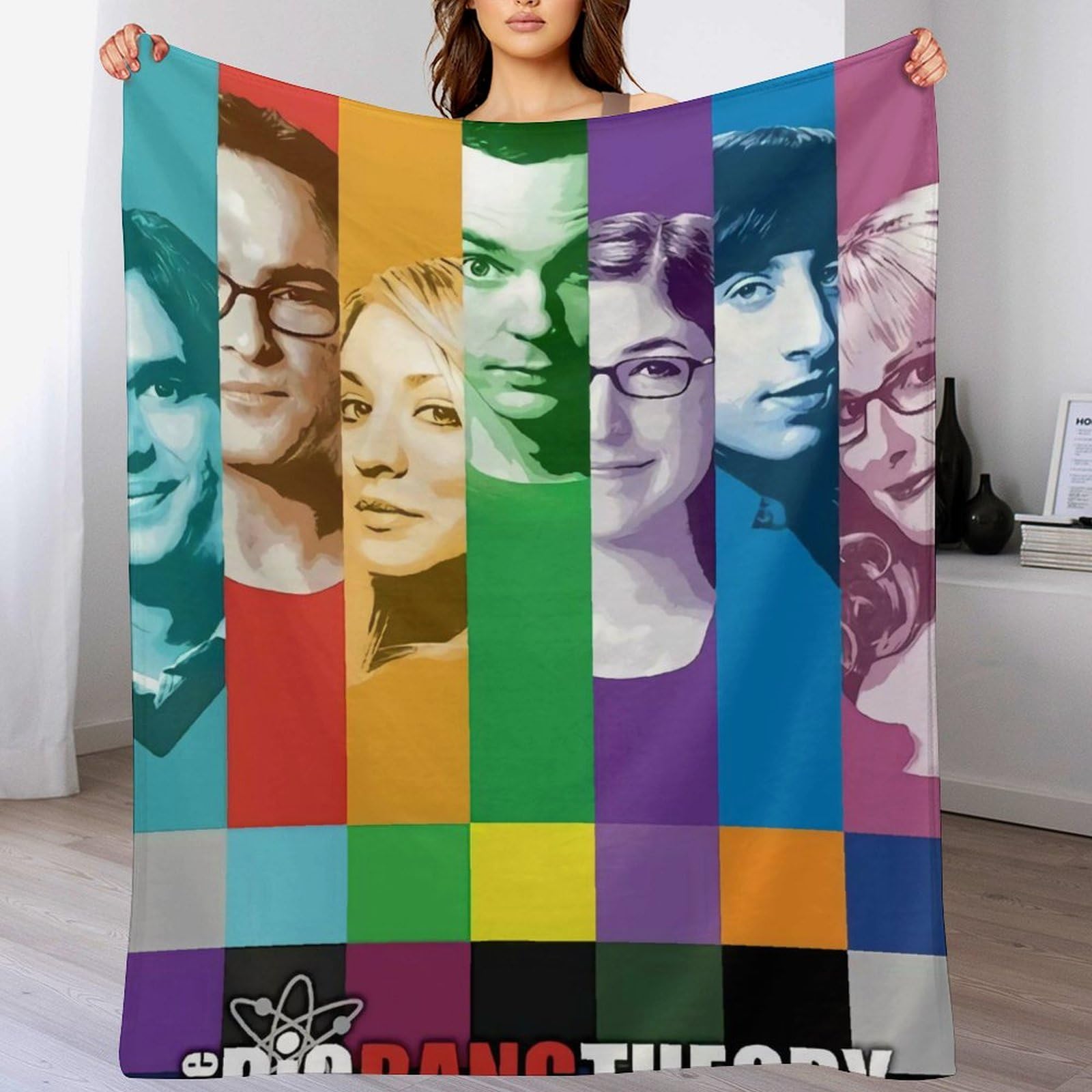 KURIAHRNM The Big Bang Theory Blankets Soft Flannel Single Blanket