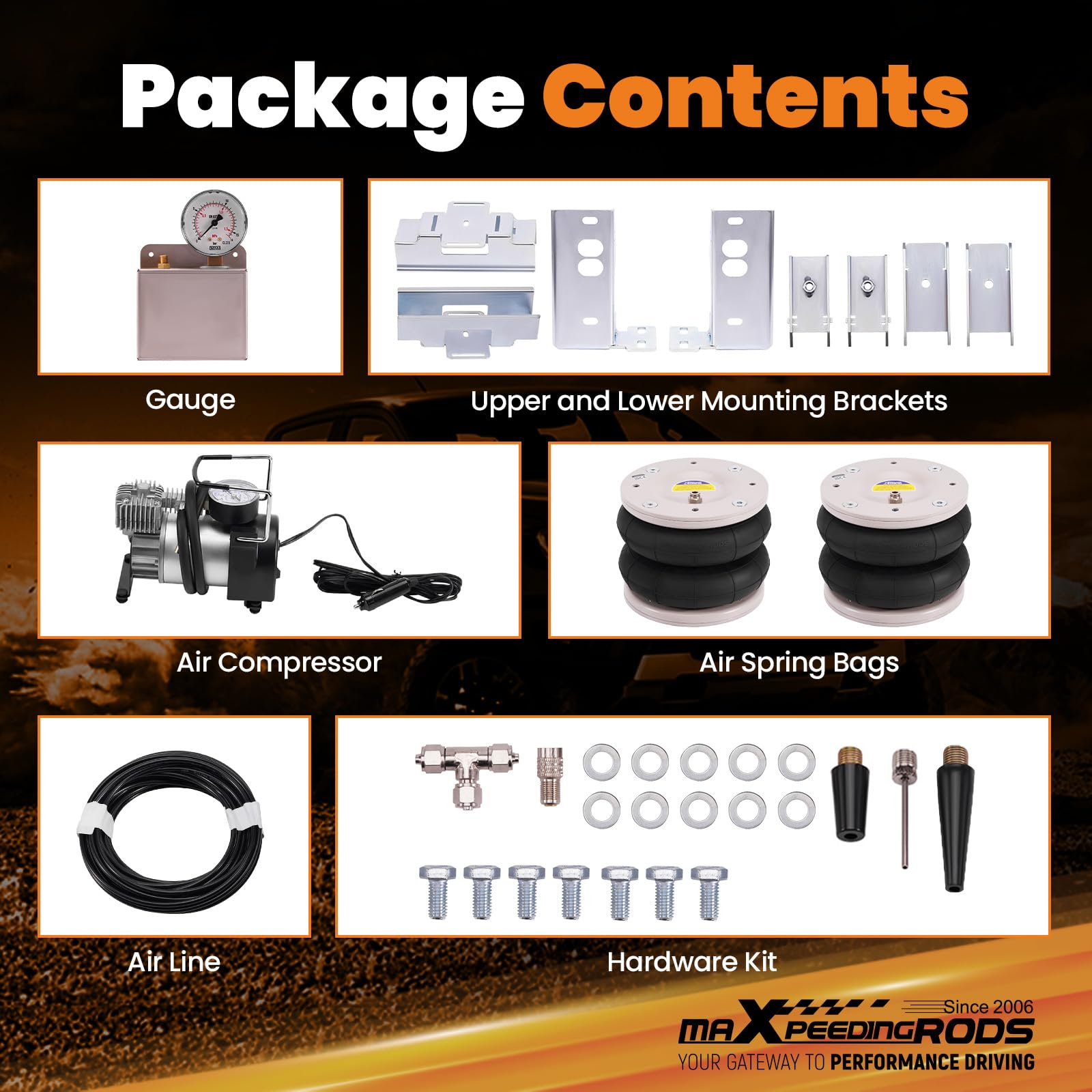maXpeedingrods Kit de compression 12V pour Mercedes-Benz Sprinter 2006-2022