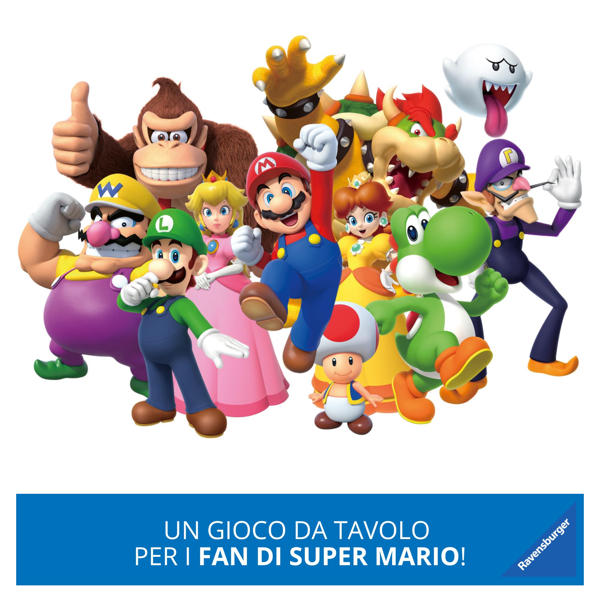 Ravensburger - Labirinto Super Mario | Gioco Da Tavola Per Tutta La Famiglia | Giochi Bambini 7 Anni O Più | 2-4 Giocatori | Giochi Di Societa Edizione In Italiano
