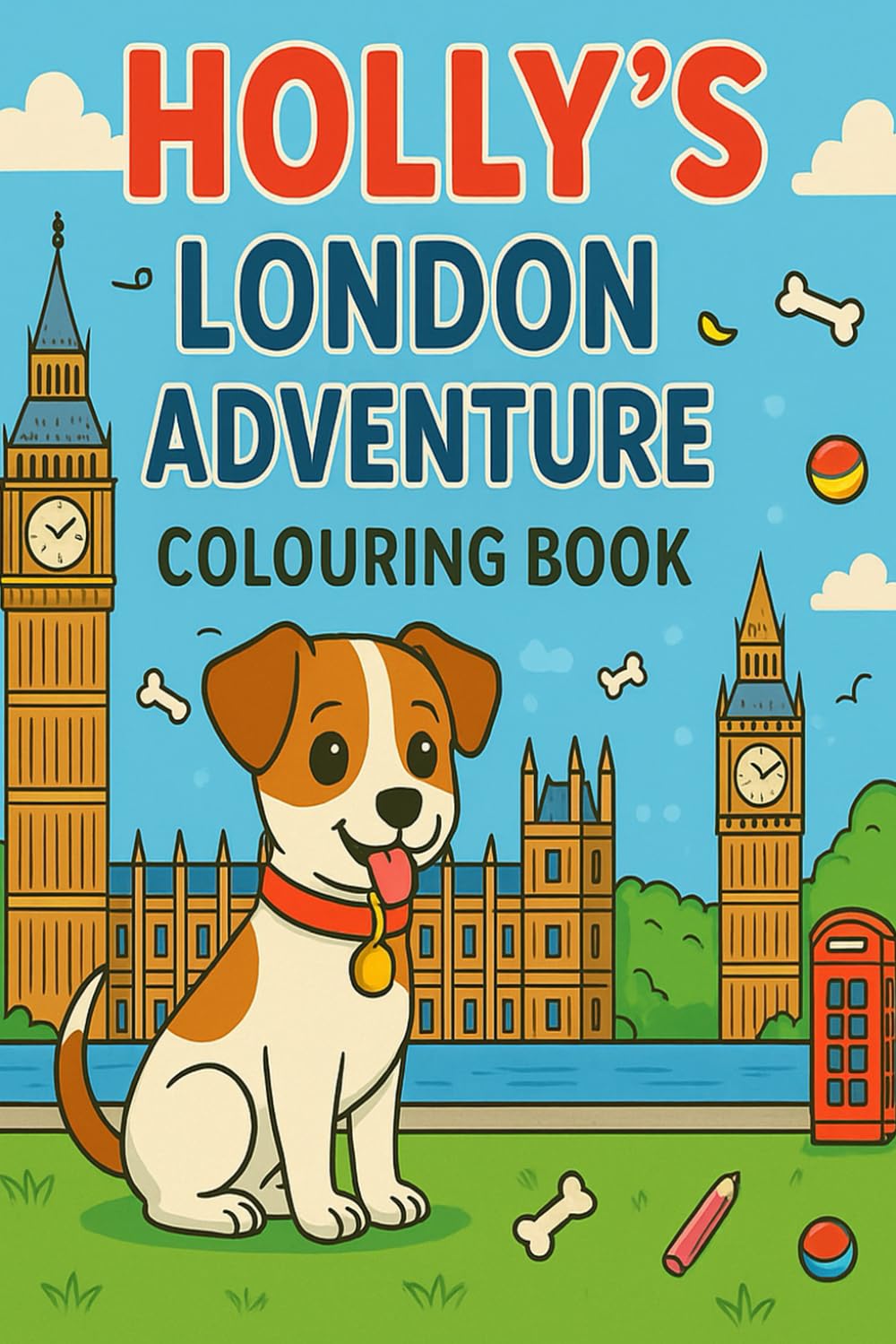 Holly's London Adventure: Colouring book (The Adventures of Holly)