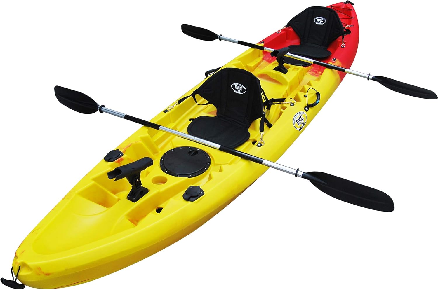 Brooklyn 12.5 Tandem 12 feet 8 inch Kayak W/Padded Seats, Paddles Included 2-3 Person Angler Kayak Brooklyn 12.5 Tandem 12 feet 8 inch Kayak W/Padded Seats, Paddles Included 2-3 Person Angler Kayak