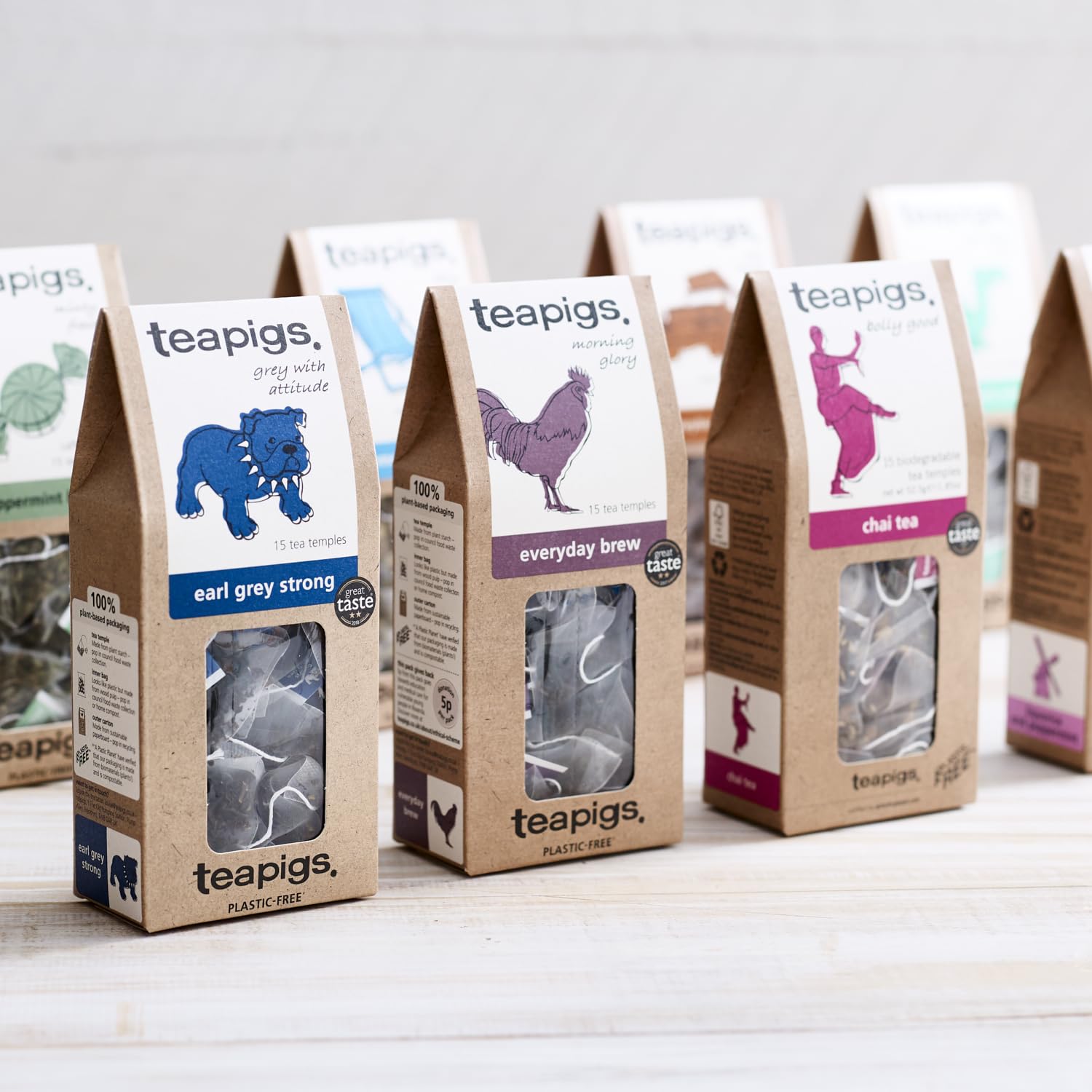 Teapigs Peppermint Leaves Tea Bags Made with Whole Leaves, Caffeine-Free, Natural Ingredients (1 Pack of 50 Teabags) - Image 7