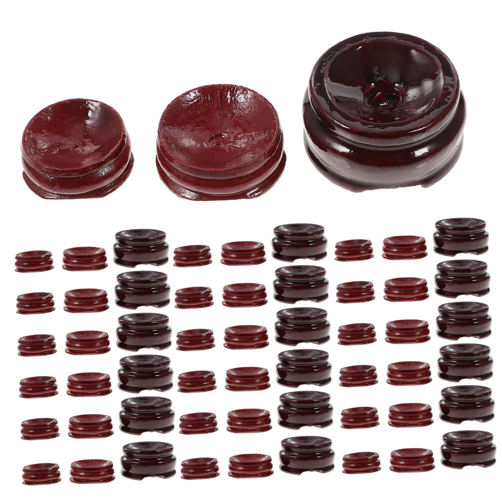 Lot De 6 Supports Boules En Bois Et Plastique - Base Cristal, Œufs Et Pendules
