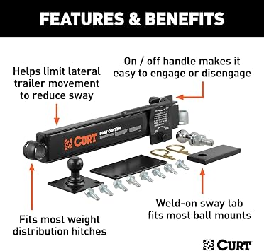 CURT Manufacturing 17200 Sway Control Kit