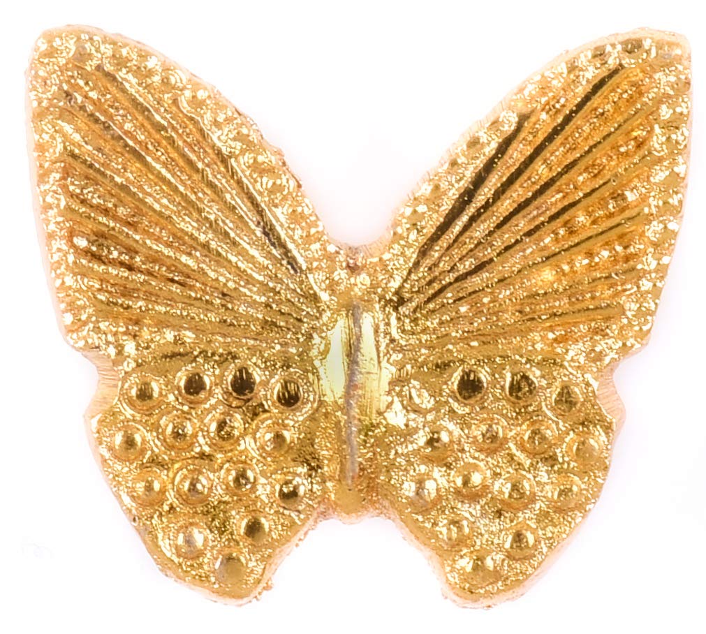 ETHNICITI Butterfly Gold Metal Vintage Knob Pull Handle Drawer Cupboard Cabinet Gold Butterfly Metal Knob