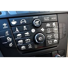 2sets60pcs Button Decals for Blank Car Truck Buttons, Interior Dash Rocker Console Switch Decals for Men Women Video Game Car Guy Gift