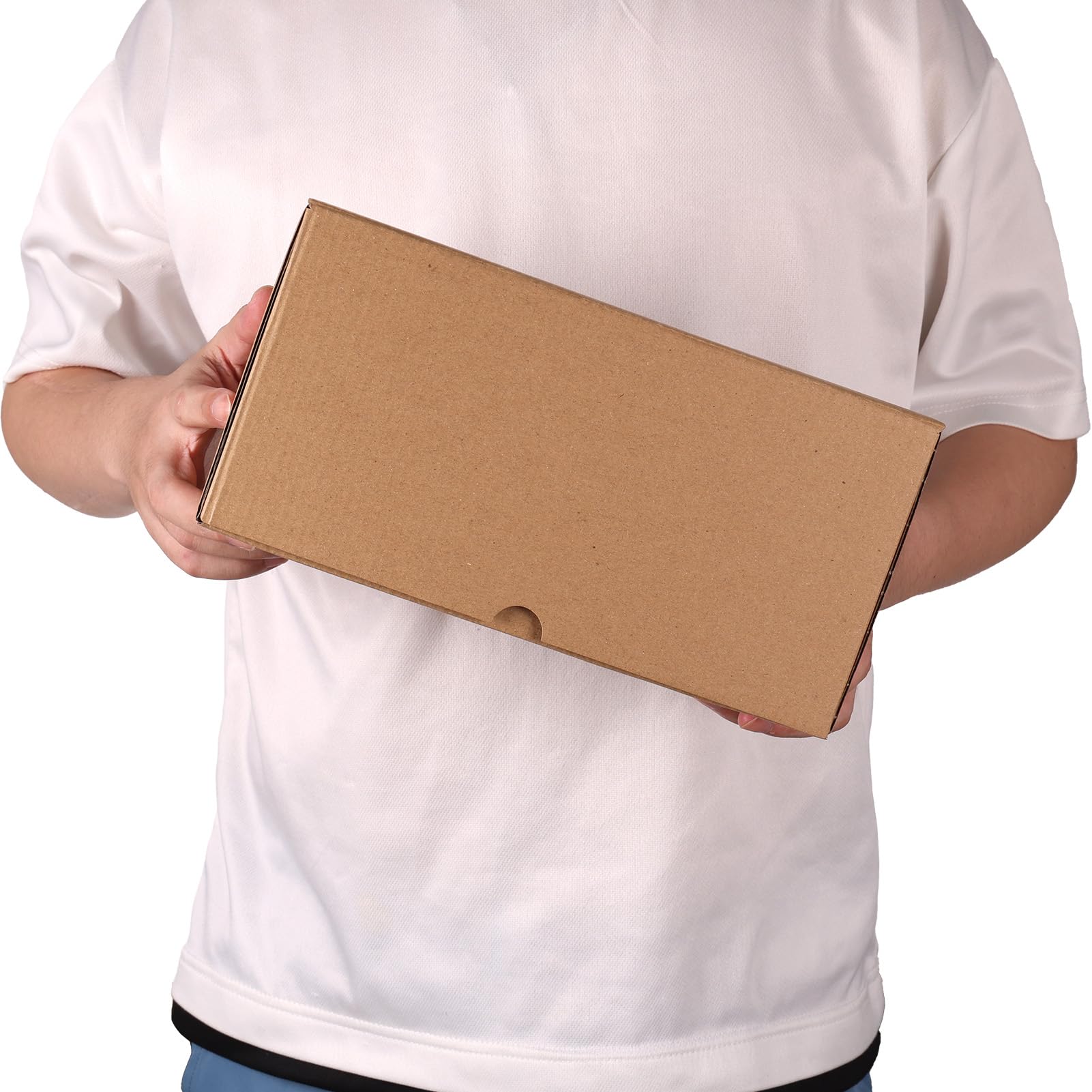PHAREGE - Cajas de Carton de Envío Marrones de 10 x 7 x 5 pulgadas, Paquete de 6